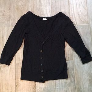 Black cardigan
